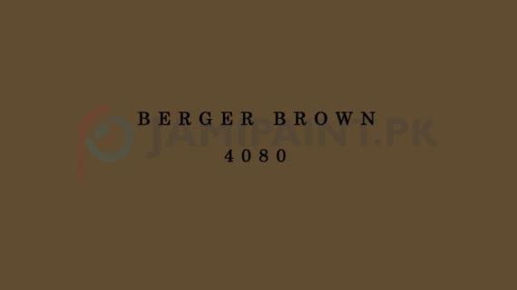 Berger VIP Super Gloss Enamel - Berger Brown 4080