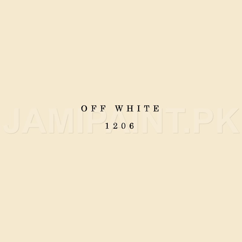 Off white 2025 emulsion paint