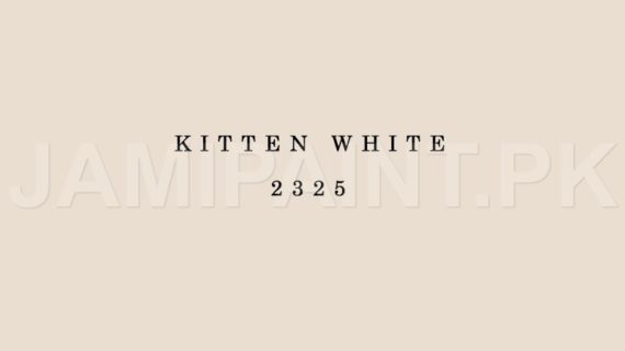 Kansai Premium Matt Enamel KITTEN WHITE-2325