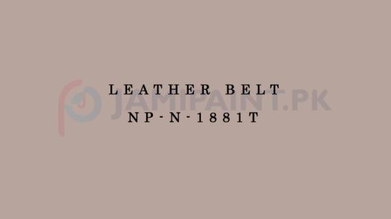 Nippon Colours of Life - Leather Belt - NP-N-1881T