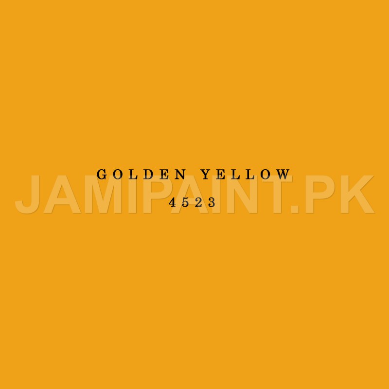 golden yellow enamel paint