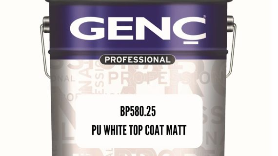 Genc PU Top Coat Matt White/Black BP580.25