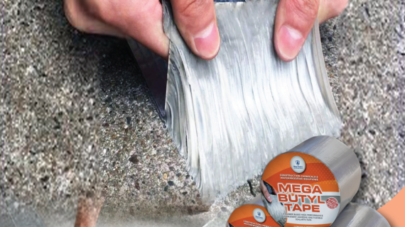 Mega Butyl Tape Rubberized Adhesive